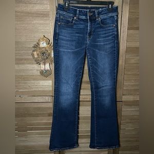 American Eagle super stretch kick boot. 6 short